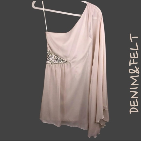 Free People Beige Dancing Moonlight Formal/Semi Formal Beaded/Jeweled Dress| EUC - Picture 10 of 10